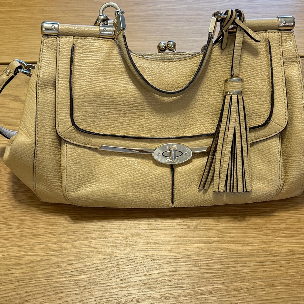 Coach Tan Leather Handbag